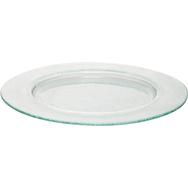 Блюдо сервировочное «Бэнд»;стекло;D=320,H=15мм;прозр.