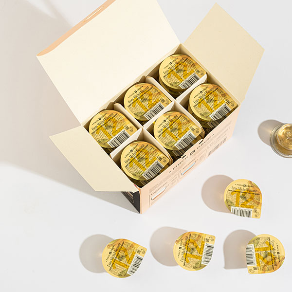 Сироп «Желтый Банан» ароматизированный порционный Pinch&Drop[30шт];картон;15мл;,H=12,L=15,5,B=10см