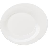 Салатник «Монако Вайт»;фарфор;,H=15,L=23,5,B=20см;белый