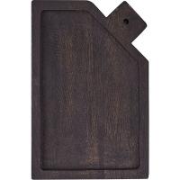 Доска для подачи;дуб;,H=25,L=300,B=200мм;черный