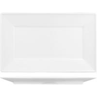 Блюдо «Кунстверк» прямоугольное;фарфор;,L=24,5,B=15см;белый
