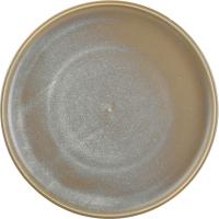 Тарелка;фарфор;D=26см;бежев.