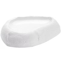 Тарелка «Сенд» для презентаций;фарфор;,H=35,L=200,B=160мм;бежев.,белый