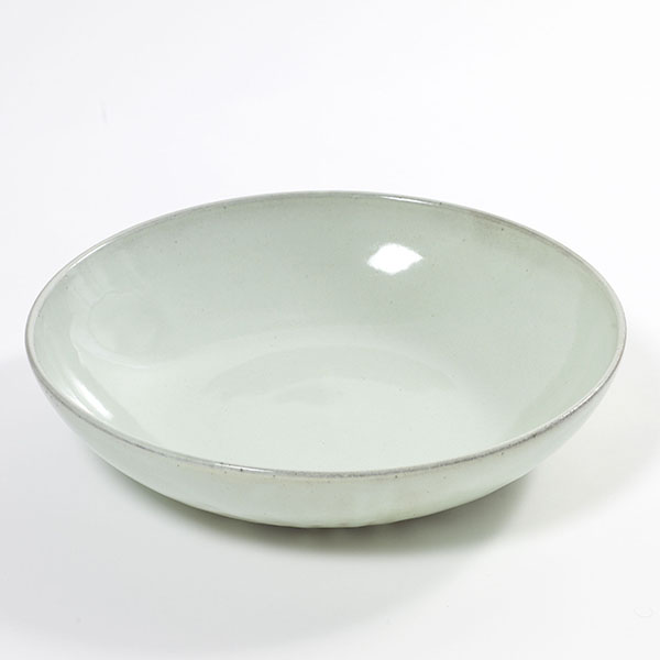 Салатник «Аква»;керамика;D=33,H=8см;св.зелен.