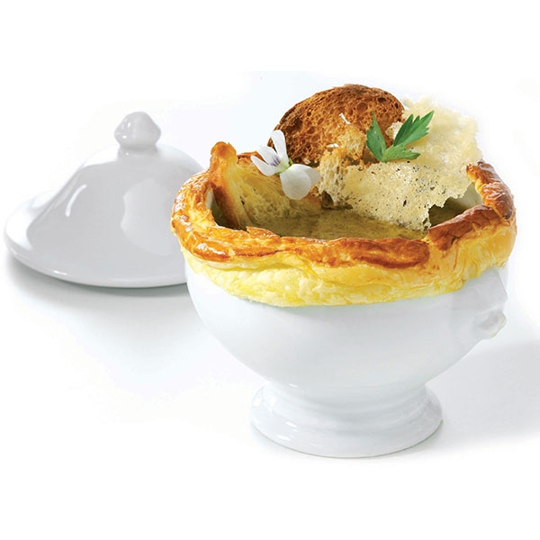 Чашка бульонная «Лион»;фарфор;350мл;белый