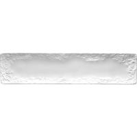 Блюдо сервировочное «Рока»;фарфор;,L=38,B=9см;белый,матовый