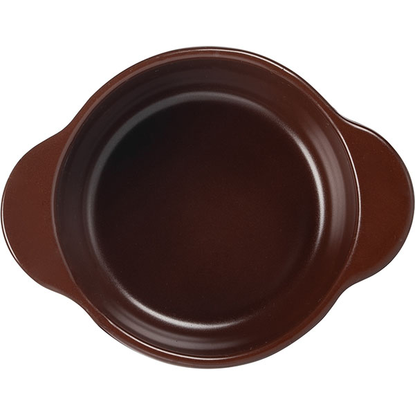 Чашка бульонная «Шоколад»;фарфор;300мл;D=115,H=55мм;тем.корич.