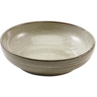 Салатник «Терра Грей»;фарфор;D=200,H=53мм;серый