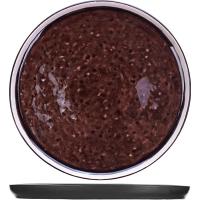 Тарелка «Лагуна» мелкая;керамика;D=21,5см;коричнев.,фиолет.