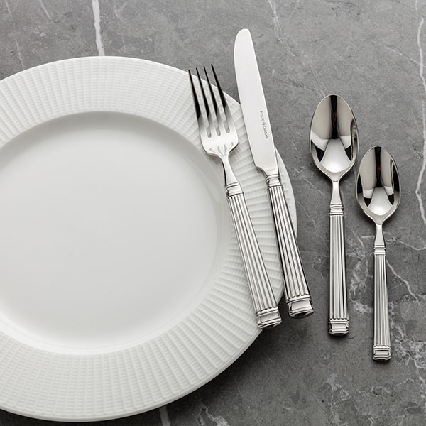 Ложка десертная «Кэролин»;сталь нерж.;,L=18,4см;металлич.