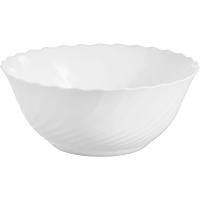 Салатник «Трианон»;стекло;1,8л;D=24,H=10см;белый