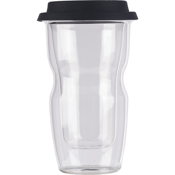 Стакан для горячих напитков «Термик Глас» двойные стенки;хр.стекло;340мл;D=92,H=150мм;прозр.