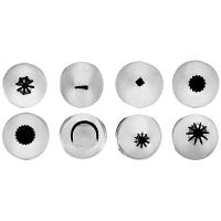 Набор кондитерских насадок[8шт];сталь нерж.;D=15,H=30,L=115,B=60мм;металлич.