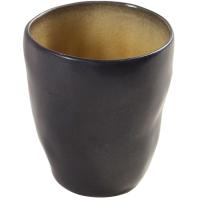 Стакан для горячих напитков «Пьюр»;керамика;220мл;D=75,H=90мм;зелен.