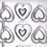 Форма для шоколада «Сердце»[24шт];пластик;,H=20,L=275/30,B=28мм