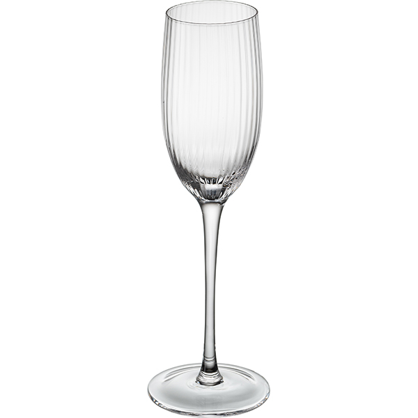 Бокал-флюте «Фолкнер»;стекло;220мл;D=53/72,H=240мм;прозр.