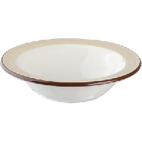 Салатник «Чино»;фарфор;140мл;D=130,H=37мм;белый,бежев.