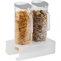 Станция д/хлопьев 2 колбы;акрил,полипроп.;1,5л;,H=32,5,L=26,B=17см