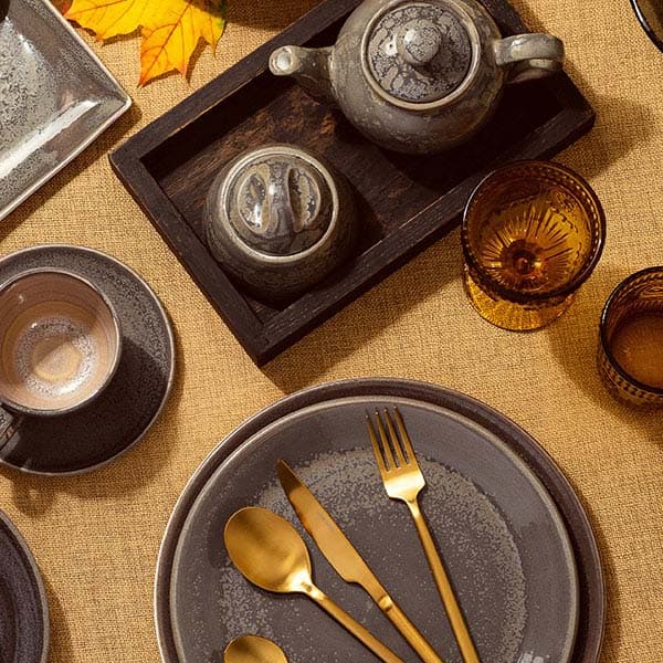 Сахарница с крышкой «Революшн Гранит»;фарфор;200мл;D=75,H=85мм;серый,коричнев.