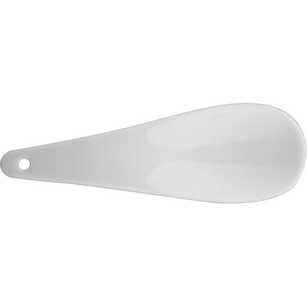 Ложка для комплимента «Ола»;фарфор;,L=13,B=4см;белый