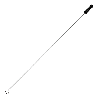 Прокалыватель пузырей на пицце д/печей;металл,пластик;,L=151/3,B=1см;металлич.,черный