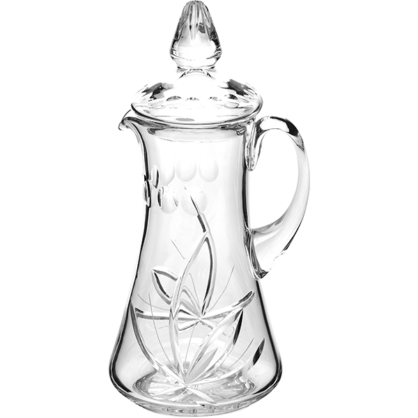 Кувшин «Цветок» с крышкой;хрусталь;1,5л Кувшин «Цветок» с крышкой;хрусталь;1,5л