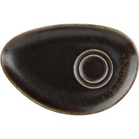 Блюдце для 604615, 604616;фарфор;,L=20,B=13см;бежев.