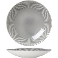 Салатник «Виллоу Маст»;фарфор;D=28,H=5см;серый