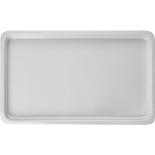Гастроемкость GN 1/1;фарфор;,H=20,L=530,B=325мм;белый