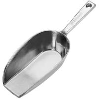 Совок для муки «Хигиа»;алюмин.;300мл;,L=25,B=9см;серебрист.