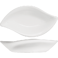 Салатник «Кунстверк» лист;фарфор;0,82л;,H=42,L=360,B=210мм;белый