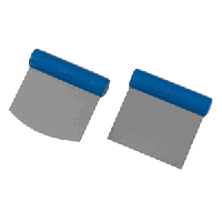 Шпатель кондитерский закругленный;сталь нерж.;,L=11,B=10,5см