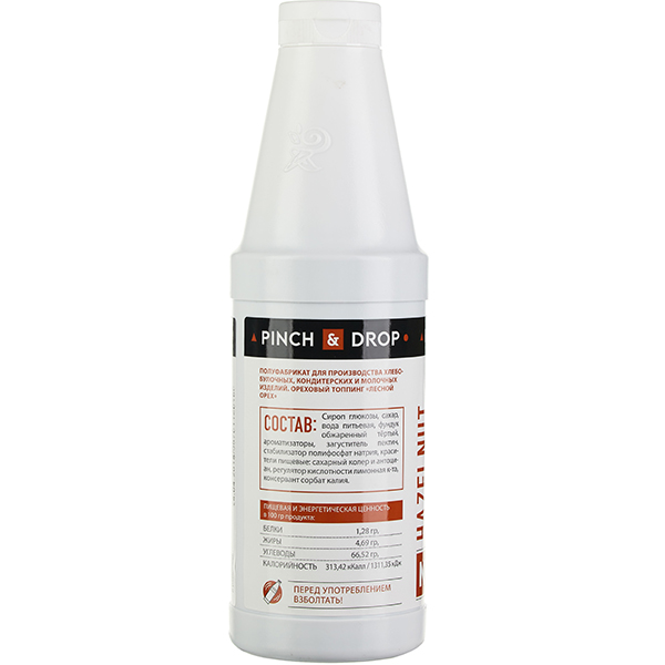 Топпинг «Лесной орех» Pinch&Drop 1 кг;пластик;D=8,H=26см