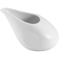 Молочник «Абиссос»;фарфор;150мл;,H=70,L=105,B=60мм;белый