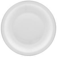 Тарелка «Перформа» мелкая;стекло;D=195,H=15мм;белый