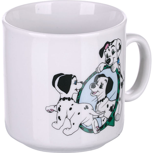 Кружка «Далматинцы»;фарфор;200мл;D=73,H=74мм;белый