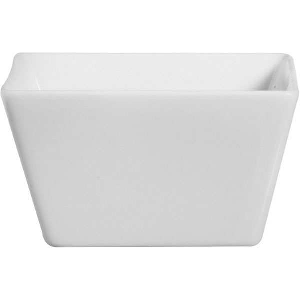 Салатник «Микс-ап»;фарфор;200мл;,H=45,L=85,B=85мм;белый