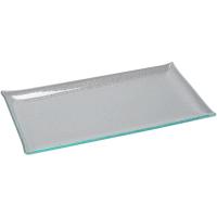 Блюдо для суши «Криэйшнз Риппл»;стекло;,L=33,B=18,5см