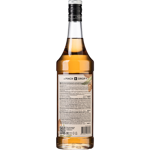 Сироп «Жареный Миндаль» Pinch&Drop;стекло;1л;D=85,H=330мм