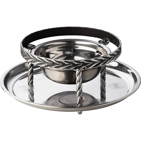 Набор для подачи саджа без крышки 2 предмета;тефлон,сталь нерж.;D=29,5,H=23см