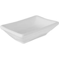 Соусник «Кунстверк» прямоугольный;фарфор;50мл;,H=25,L=90,B=65мм;белый