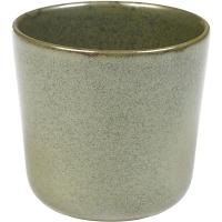 Стакан для горячих напитков «Серфис»;керамика;300мл;D=90,H=85мм;зелен.