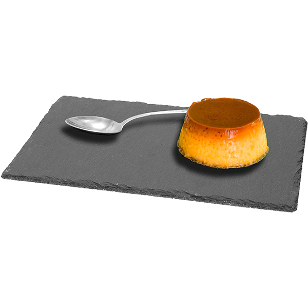 Блюдо для подачи «Ардезиа»;сланец натур.;,L=30,B=20см;черный