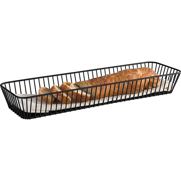 Корзина для хлеба GN2/4;металл;,H=75,L=530,B=162мм;черный