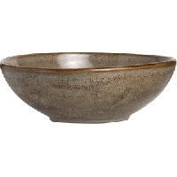 Салатник «Анфора Алма»;керамика;1,83л;D=24,H=9см;коричнев.