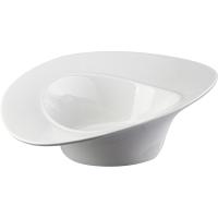 Салатник «Лис»;фарфор;350мл;,H=7,L=20,B=17см;белый,глянц.