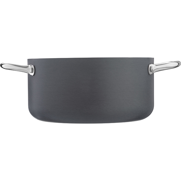 Кастрюля «Уитфорд»;алюм.литой,сталь нерж.;4л;D=22,H=11см;граф.,черный