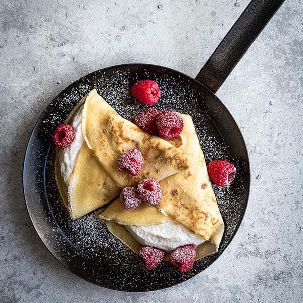 Сковорода;голуб.сталь;D=220,H=25,L=415мм;серый