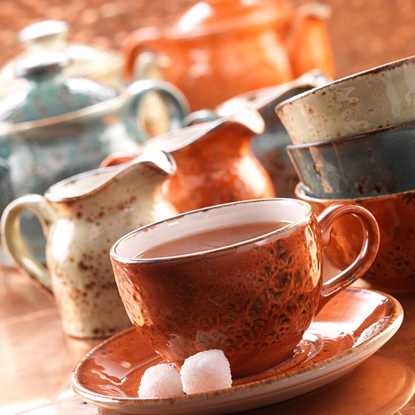 Чайник заварочный «Крафт Терракота»;фарфор;425мл;D=75,H=114,L=170мм;терракот