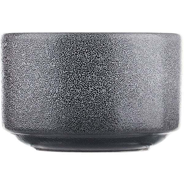 Сахарница б/крышки «Млечный путь»;фарфор;350мл;,H=65,B=100мм;черный,серый